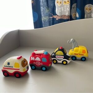 4 vtech Go! Go! Smart Wheels Toy Vehicles